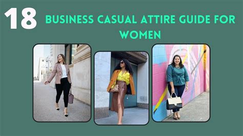 Business Casual For Women Guide To Business Attire With Examples Youtube