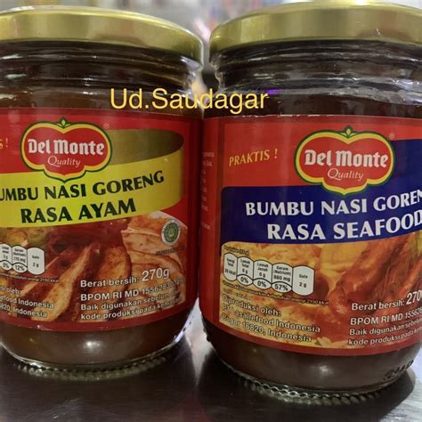 Jual Del Monte Delmonte Bumbu Nasi Goreng Ayam Seafood Halal Shopee