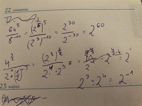 Help Zapisz W Postaci Potegi O Podstawie 2 64 5 8 10 Oblicz 4 3 2
