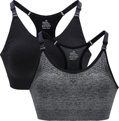 ZOEREA Sport BHS für Damen Push up Ohne Bügel Yoga Fitness BH