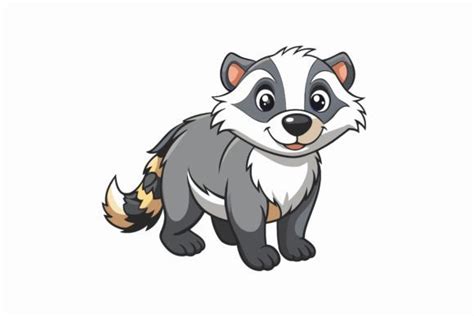 Illustration of a Badger Graphic by Creative Designs · Creative Fabrica