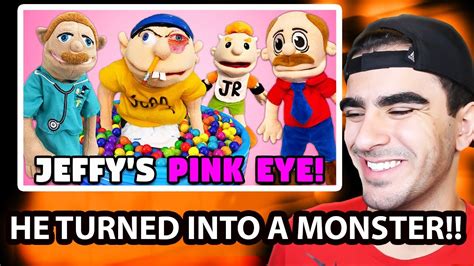 Sml Parody Jeffy S Pink Eye Reaction Youtube