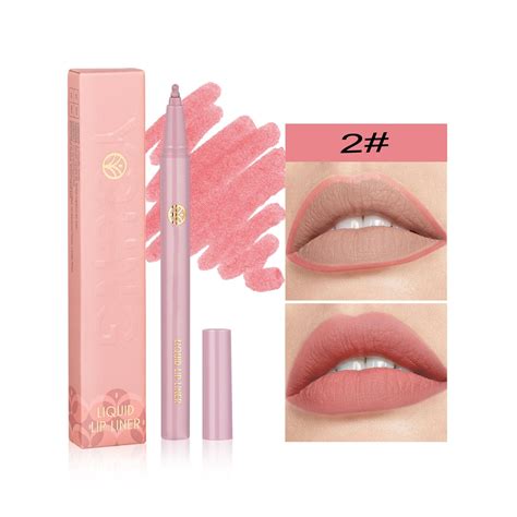 Wangjiaoid Lipstick Metallic Color Lip Liner Lipstick Pen Liquid Lip