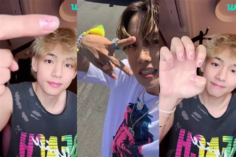 Taehyung Pamer Nail Art Dan Ungkap Anggota BTS Ini Sebagai Inspirasinya