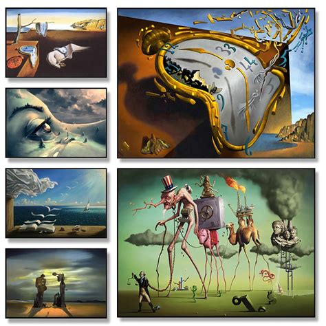 Salvador Dali Classic Art Masterpieces The Persistence Of Memory Poster