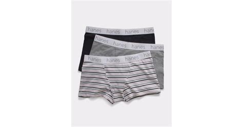 Hanes Ultimate Classic 3 Pack Boyfriend Boxer Briefs 45ucbb Womens