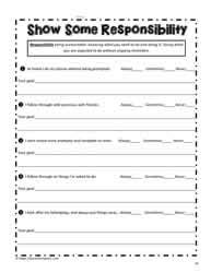 Free Printable Responsibility Worksheets - FREE PRINTABLE TEMPLATES