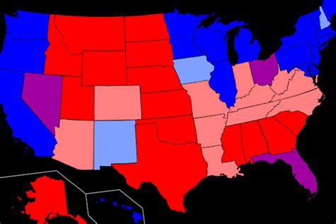 Red State Vs Blue State Map 2024 United States Map