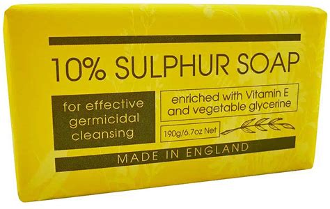 The English Soap Company Take Care Collection Sulphur Soap Jab N