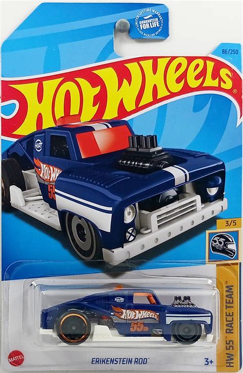 Hot Wheels 2023 Collector 086 250 Hw 55 Race Team 3 5 Erikenst Kmj Diecast Ii