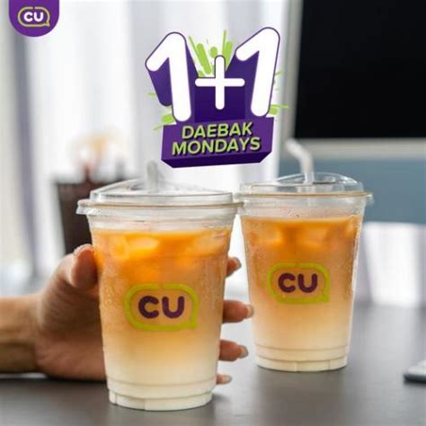 14 Mar 2023 Onward CU Daebak Mondays Buy 1 FREE 1 Promotion