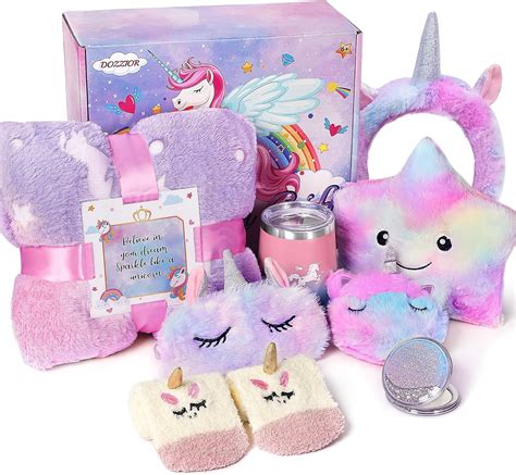 Amazon DOZZIOR Regalos de unicornio para niñas de 6 a 8 años