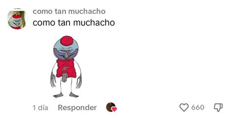 A Cartoon Character With Words In Spanish And An Image Of A Person