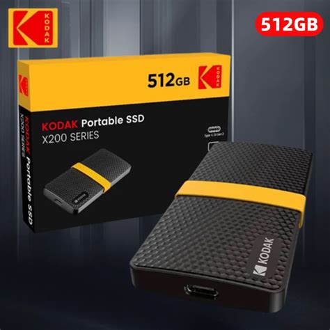 KODAK SSD External Hard Drive Type C USB 3 1 2000MB S 256GB 512GB 1TB