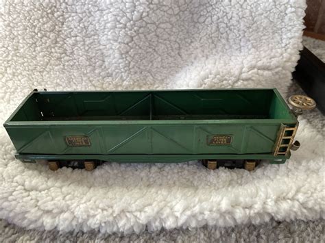 Pre War American Flyer Train Set Engine Caboose Coal Lift Open Car