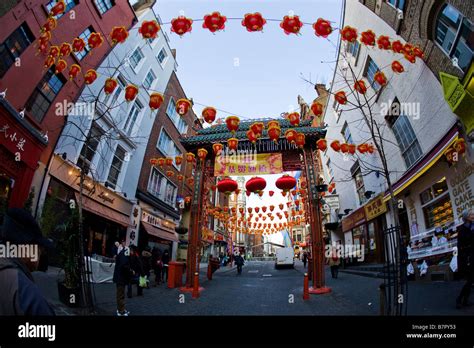 Chinatown In London Stock Photo Alamy