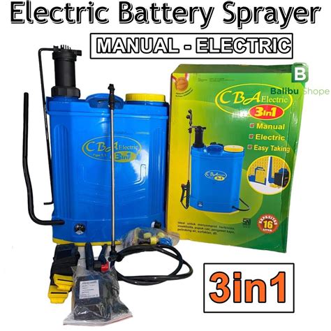 Jual Pompa Sprayer Elektrik CBA 3 In 1 Pompa Hama Elektrik