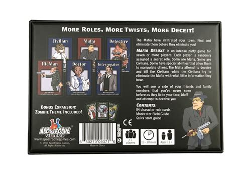 Apostrophe Games Mafia The Party Game Deluxe Edition Buy Online In