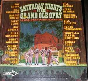 Saturday Nights At The Grand Ole Opry 48 All Star Performances Vinyl