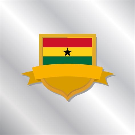 Premium Vector Illustration Of Ghana Flag Template