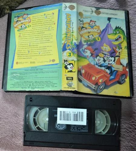 Vhs Original Animaniacs Volume 3 Mercadolivre