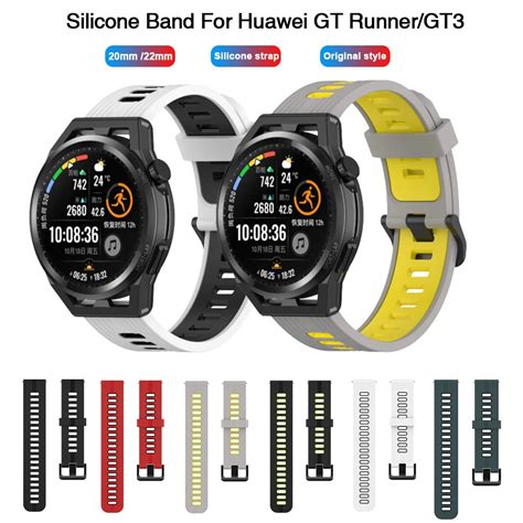 Correa De Silicona Oficial Para Huawei Watch Gt Runner Gt Mm