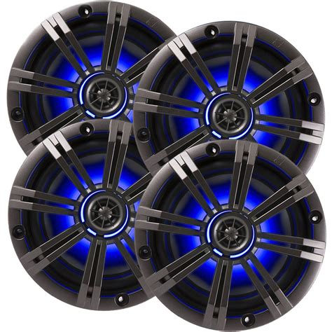 4 Kicker Oem Replacement 6 5 390 Watt 2 Way Marine Boat Car Audio Coaxial Speakers Km6lc