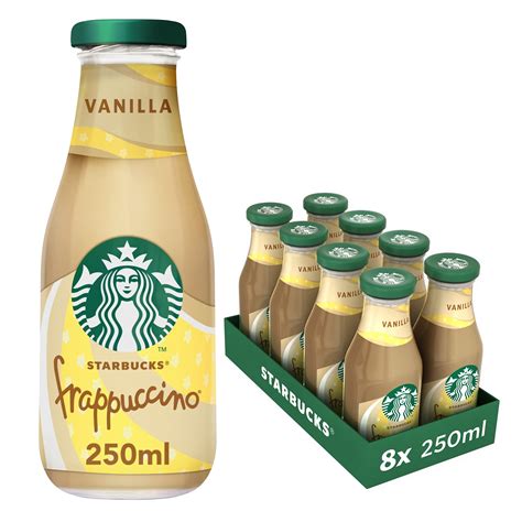 Starbucks Frappuccino Vanilla 8 X 250ml Amazon Fr Epicerie