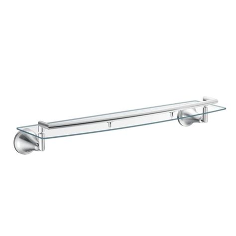 Moen Icon Chrome Glass Bathroom Shelf At Lowes