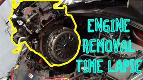 Engine Replace Time Lapse Ford Focus Ecoboost 1 Litre Youtube