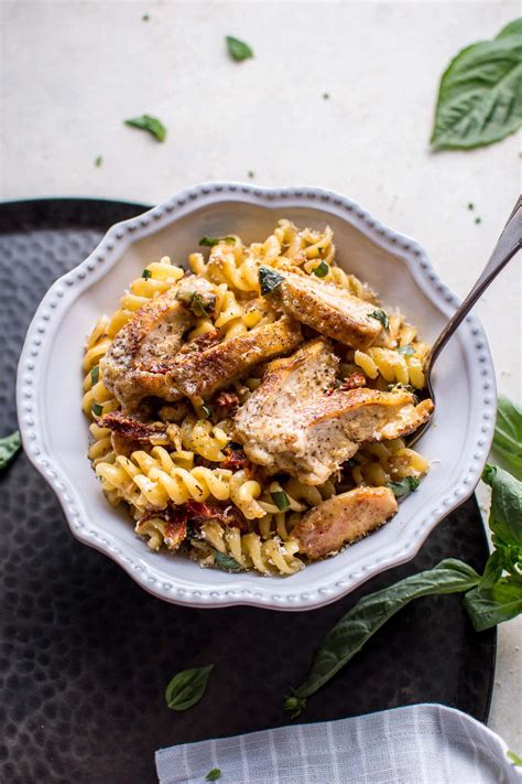 Creamy Sun Dried Tomato And Basil Chicken Pasta • Salt And Lavender