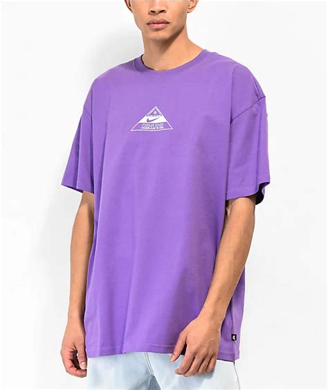 Nike Sb Trademark Logo Purple T Shirt