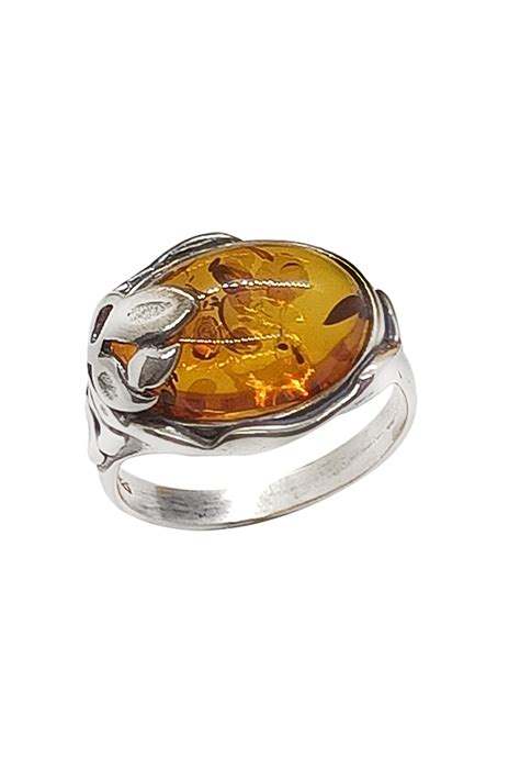 Grosse Bague En Ambre Boutique Histoire De L Ambre