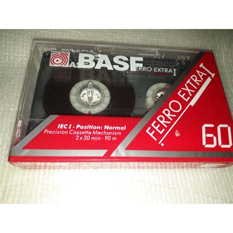 FITA CASSETE BASF FERRO EXTRA I 60 MIN NOVA LACRADA ORIGINAL Shopee