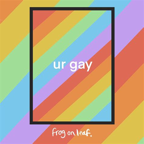 Ur Gay Print Funny Lgbtq Wall Art Poster Print A A Etsy