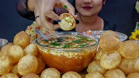 SPICY PANIPURI EATING Pani Puri Challenge Fuchka Challenge