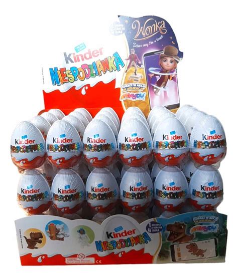 Kinder Jajko Niespodzianka Wonka 24x20g 14315542434 Allegro Pl