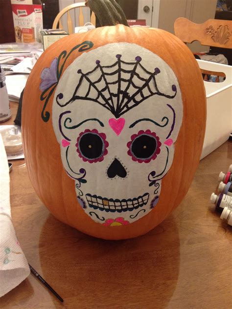 15 Incomparable skull pumpkin painting ideas You Can Get It Without A ...