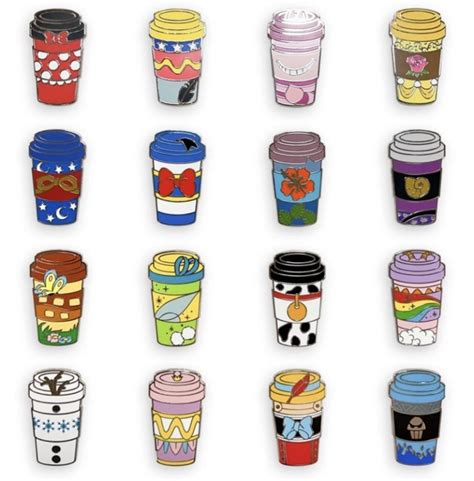 Disney Coffee Cups Mystery Pin Pack Disney Pins Blog