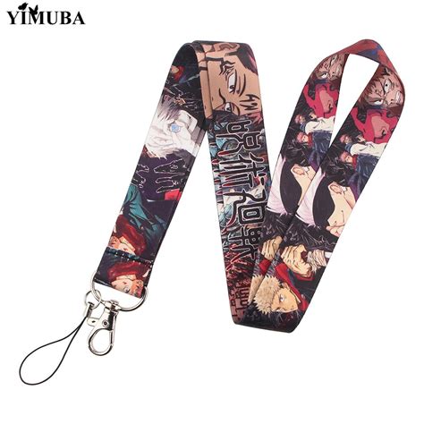 Jujutsu Kaisen Lanyards Keychain Yuji Itadori Fushiguro Megumi Anime