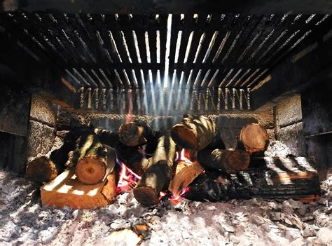 Getting the wood fired grill ready for a busy shift : r/grilling