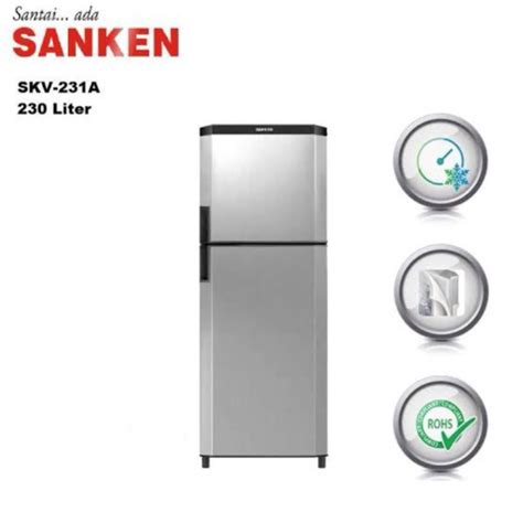 Jual KULKAS SANKEN SK V231 ACB 2 PINTU 230 LITER PROMO MURAH Shopee