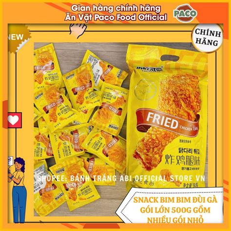 ĂN VẶT HOT SNACK BIM BIM ĐÙI GÀ MỚI GÓI LỚN G SIÊU NGON Shopee Việt Nam