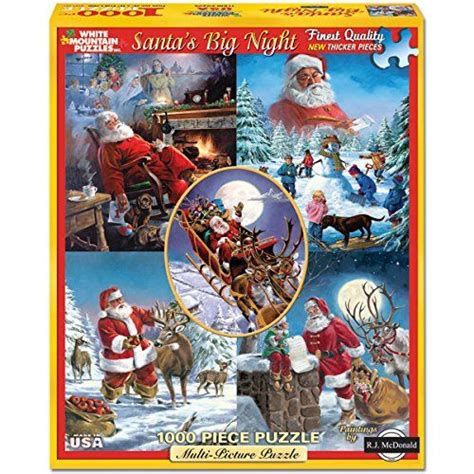 White Mountain Puzzles Santa S Big Night 1000 Piece Jig Https