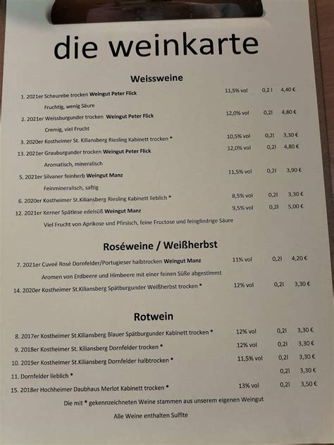 Speisekarte Von Gutsausschank Und Weingut Burkl Pub Bar Wiesbaden