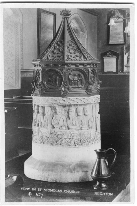 The Font St Nicholas Church My Brighton And Hove