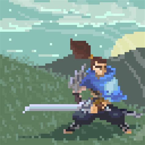 Pixel Yasuo By Inkwarden On Newgrounds