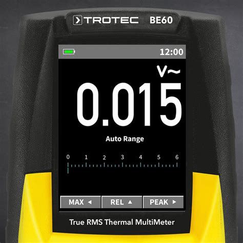 Digital True RMS Multimeter With Thermal Imaging Camera BE60 TROTEC