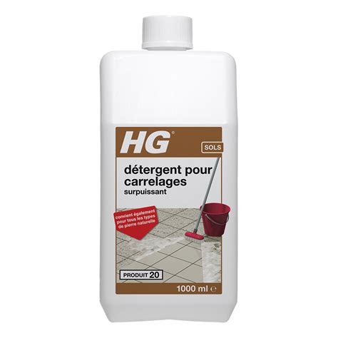 HG détergent puissance extrême un produit décapant pour carrelage