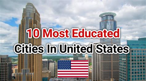 10 Most Educated Cities In The United States🇺🇸 ️fly Travel Youtube